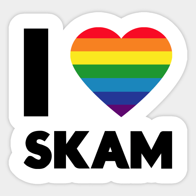 I love Skam Sticker by byebyesally